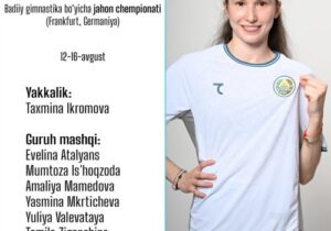 Badiiy gimnastika bo’yicha jahon chempionati boshlandi